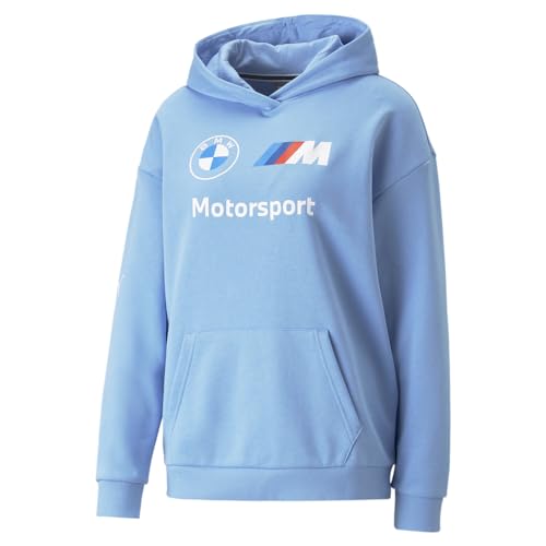 PUMA Damen BMW M Motorsport Essentials Logo Hoodie, Day Dream, L von PUMA