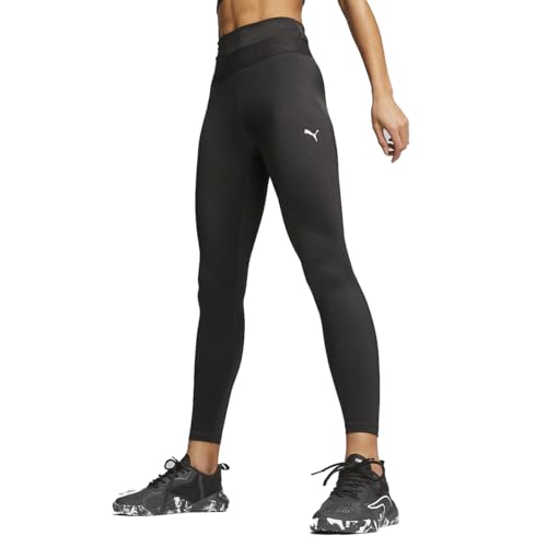 PUMA Damen Strong Ultra High Rise 7/8 Shine Tights, Schwarz, M von PUMA