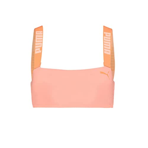 PUMA Damen Swimwear Bandeau Bikini, Peach Combo, S EU von PUMA