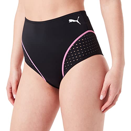 PUMA Damen Zwemkleding met hoge taille Bikini Unterteile, Black Combo, M EU von PUMA