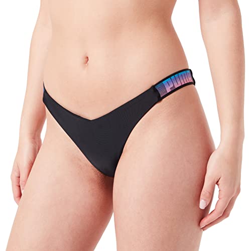 PUMA Damen Swimwear V-shape Brief Schwimm Slips, Black Combo, M EU von PUMA