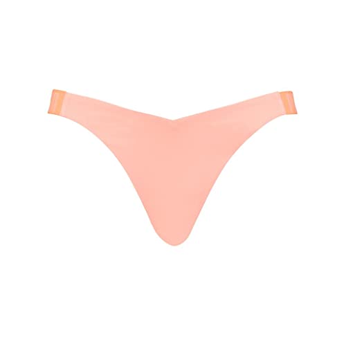 PUMA Damen Swimwear V-shape Brief Schwimm Slips, Peach Combo, XS EU von PUMA