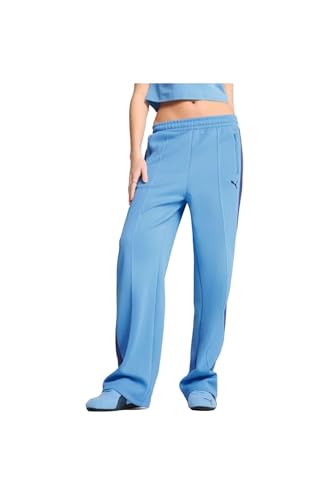 PUMA Damen T7 Always On Straight Trainingshose S, Team Light Blue von PUMA