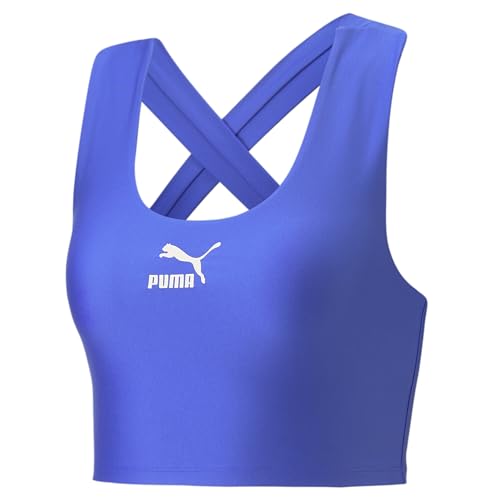 PUMA Damen T7 Crop Top MRoyal Sapphire Blue von PUMA