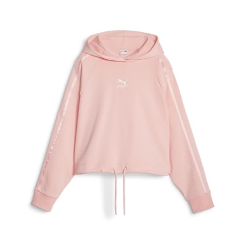 PUMA Damen T7 Hoodie MPeach Smoothie Pink von PUMA