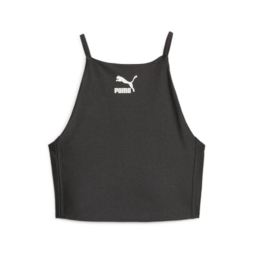 PUMA Damen T7 Shiny Crop Top LBlack von PUMA