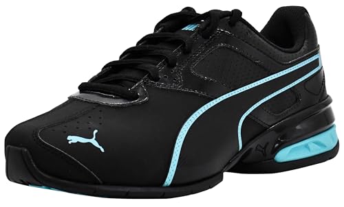 PUMA Damen Tazon 6 Crosstrainer, Puma Schwarz/Team Aqua, 10 PUMA Damen Tazon 6 Crosstrainer, Puma Schwarz/Team Aqua, 10 von PUMA