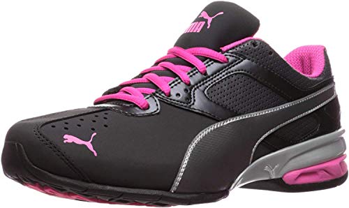 PUMA Damen Tazon 6 WN's FM Crosstrainer-Schuh, Schwarz/Silber/Rote Rote, 35.5 EU von PUMA