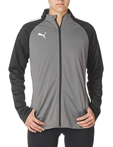 PUMA Damen TeamLIGA Trainingsjacke, Smoked Pearl White, L von PUMA