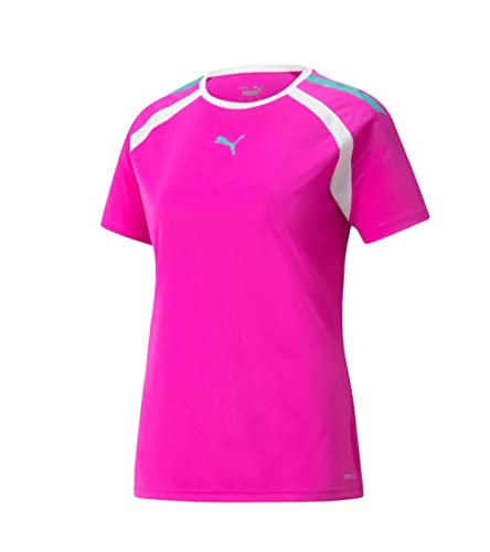 PUMA Damen Teamliga Padel Wm T-Shirt, Pink, M von PUMA