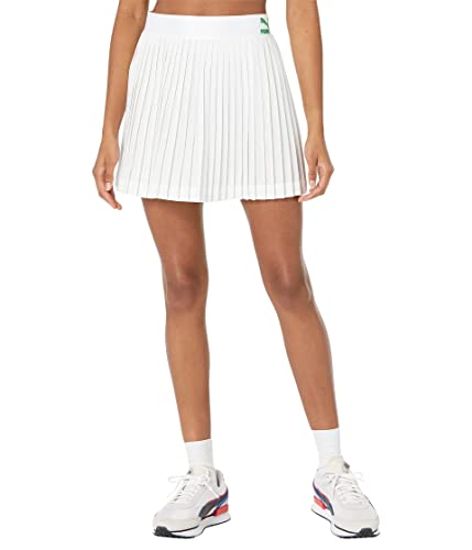 PUMA Damen Tennis Club Mini-Palsee Rock, weiß, 44 von PUMA