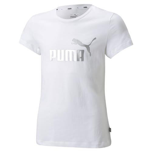 Puma Mädchen Essentials+ Logo T-Shirt 140White von PUMA