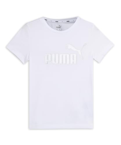 Puma Mädchen Essentials+ Logo T-Shirt 140White von PUMA