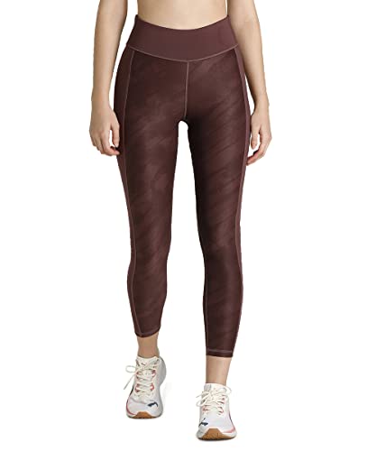 PUMA Damen Train Favorites AOP High Waist 7/8 Tights, violett (Dusty Plum), L von PUMA