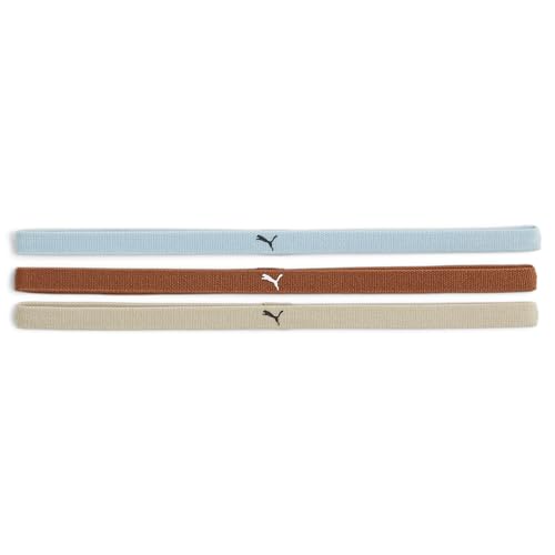 PUMA Damen Training Sportbänder im 3er-Set OneSize, Turquoise Surf Teak Putty Blue Brown Beige von PUMA