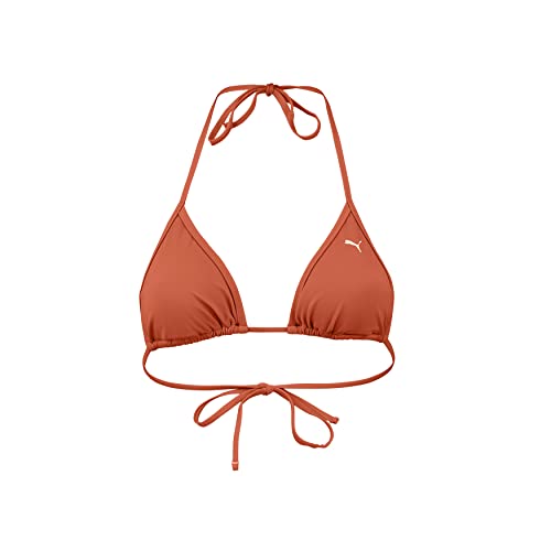 PUMA Damen Triangle Bikini Top, Chili Powder, XL EU von PUMA