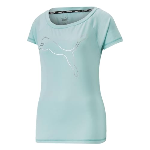 PUMA Damen Trikot-Katzen T-Shirt, Türkis Surf, L von PUMA