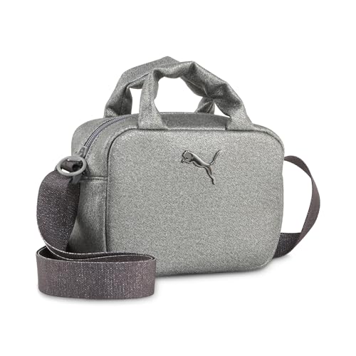 PUMA Damen Up Glam ミニグリップバッグ 091710 Umhängetasche, 25 Herbst Winter Farbe Dusky Grey (01) von PUMA