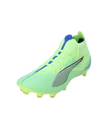 PUMA Damen Ultra 5 Match+ FG/AG WN's Soccer Shoe, Fizzy Apple White-Bluemazing, 40.5 EU von PUMA
