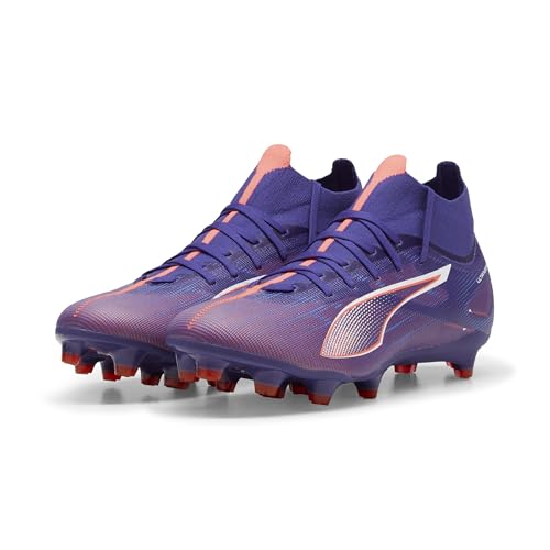 PUMA Damen Ultra 5 Match+ FG/AG WN's Soccer Shoe, Lapis Lazuli White-Sunset Glow, 41 EU von PUMA
