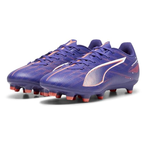 PUMA Damen Ultra 5 Play FG/AG WN's Soccer Shoe, Lapis Lazuli White-Sunset Glow, 39 EU von PUMA