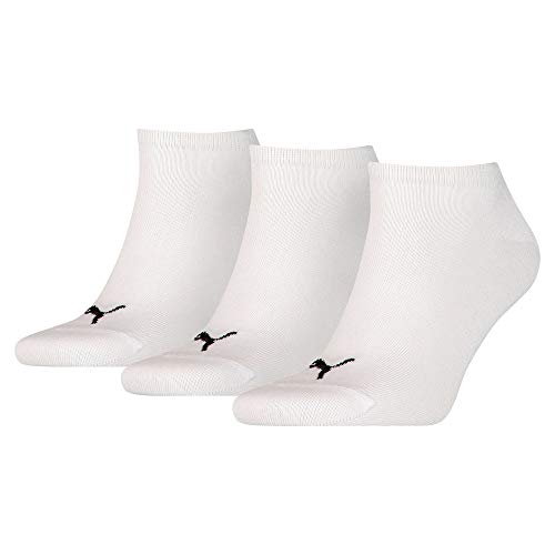 PUMA Damen Unisex Sneaker Plain 3p Socken, Weiß, 43-46 EU von PUMA