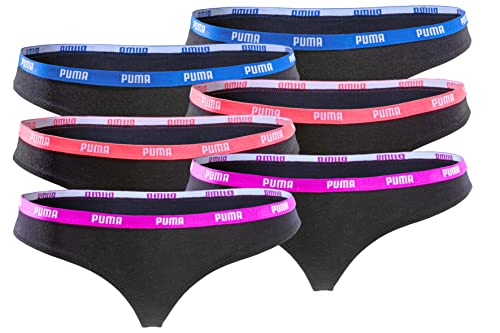 PUMA Damen Unterhosen String Tanga Black Statement Edition - Gr. L von PUMA