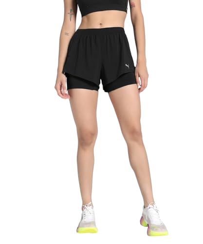 PUMA Damen Velocity 3" 2-in1-Laufshorts L, Black von PUMA