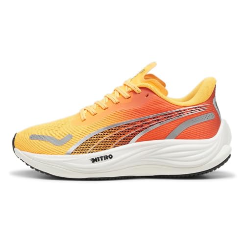 PUMA Damen Velocity Nitro™ 3 Laufschuhe 38, Sun Stream Sunset Glow White Orange Pink von PUMA