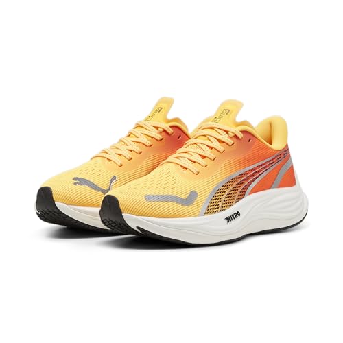 PUMA Damen Velocity Nitro™ 3 Laufschuhe 41 Sun Stream Sunset Glow White Orange Pink von PUMA