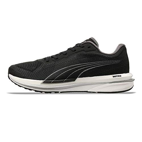 PUMA Damen Velocity Nitro WNS Laufschuh, Black Silver, 37 EU von PUMA