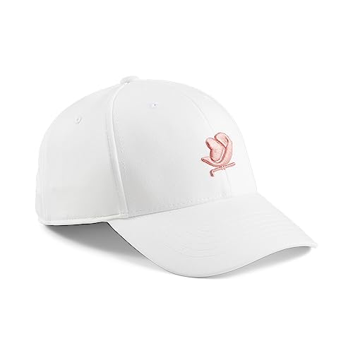 PUMA Damen W Love Golfkappe Cap, Weißes leuchtendes Rotgold, Einheitsgröße von PUMA