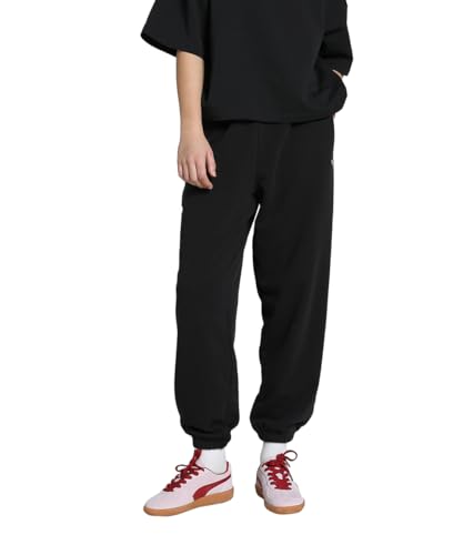 PUMA Damen Wardrobe ESS Relaxed Fit Jogginghose XL, Black von PUMA