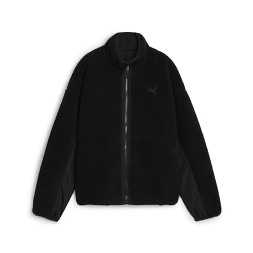 PUMA Damen Wendbare Sherpajacke XS Black von PUMA