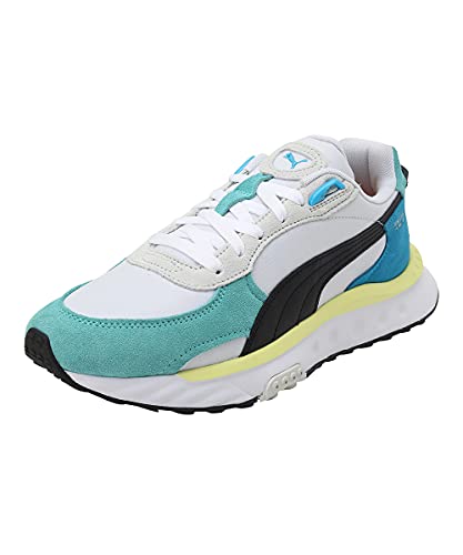 PUMA Damen Wild Rider Rollin' Leichtathletik-Schuh, Elektro Aqua, 42 EU von PUMA