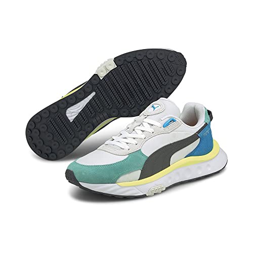 PUMA Damen Wild Rider Rollin' Leichtathletik-Schuh, Elektro Aqua P, 45 EU von PUMA