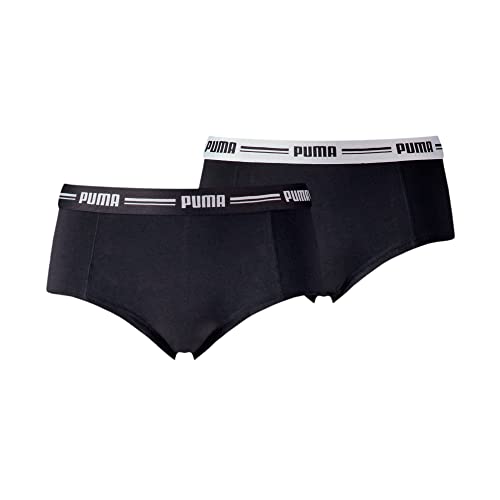 Puma Damen Mini Boxershorts, Black, S von PUMA