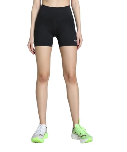 PUMA Damen x HYROX CLOUDSPUN 3" Radlerhose S, Black von PUMA