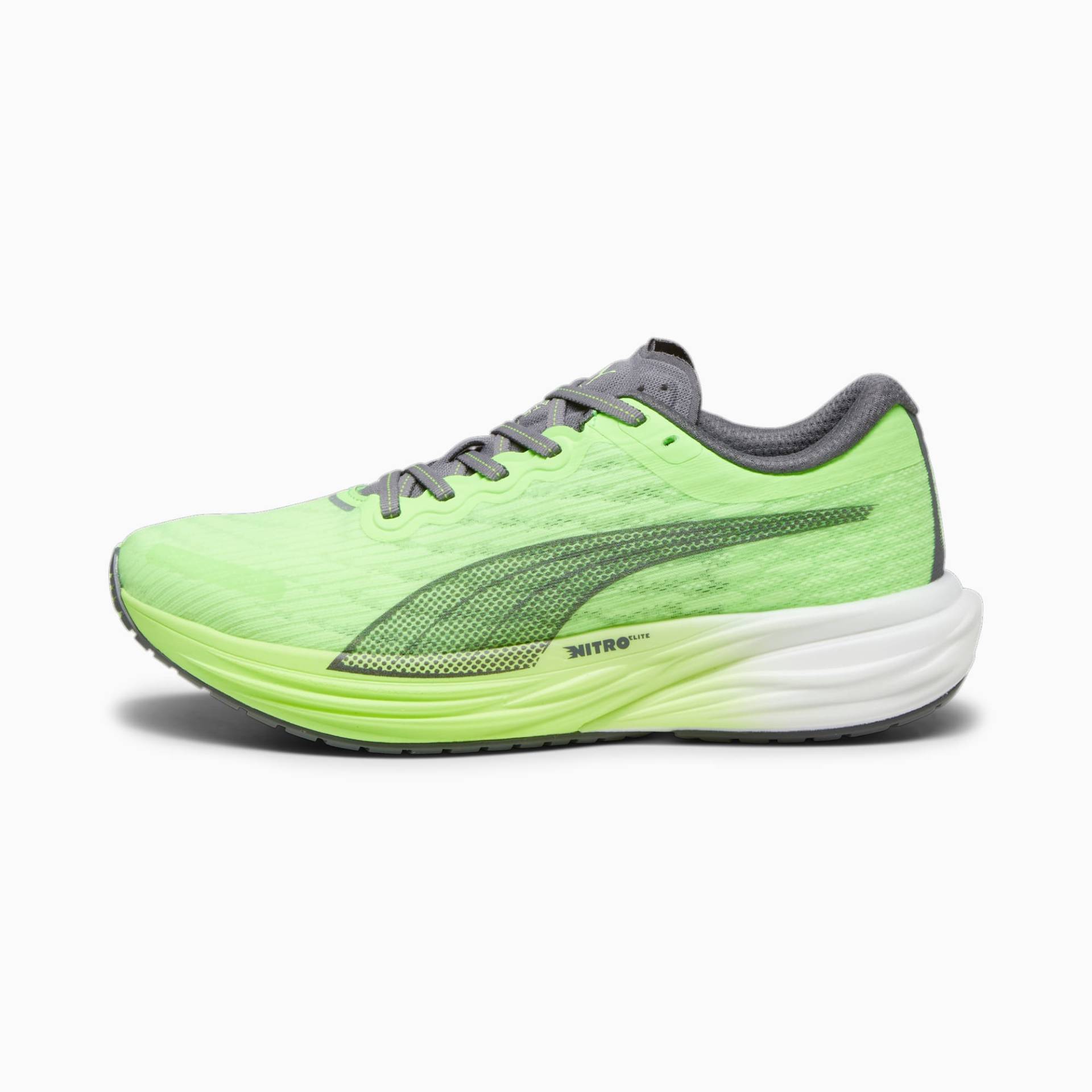 PUMA Deviate NITRO™ 2 Laufschuhe Herren, Grün/Grau, Größe: 42, Schuhe von PUMA