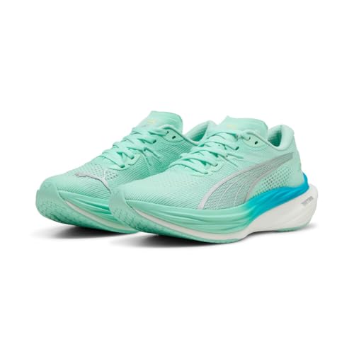 PUMA Deviate Nitro 3 Damen-Laufschuhe, Grün, Mint Melt/Speed Blue, 37 EU von PUMA