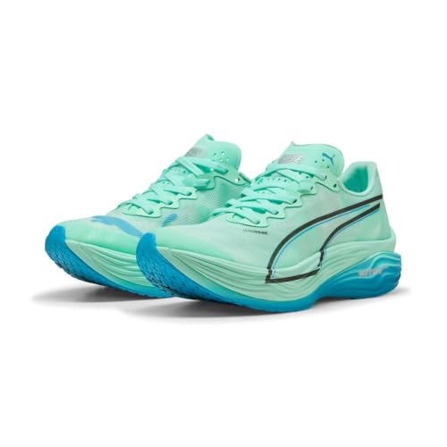 PUMA Deviate Nitro Elite 3 Damen-Laufschuhe, Grün, Mint Melt/Speed Blue, 41 EU von PUMA