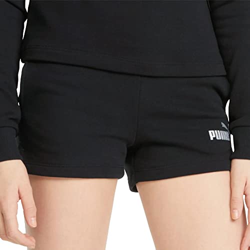 PUMA ESS+ Shorts TR G, Mädchen Gestrickte Shorts, Puma Black, 846963 von PUMA