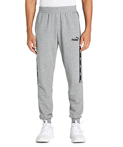 PUMA ESS+ Tape Sweatpants TR cl┃Sporthose für Herren, Medium Gray Heather, L von PUMA