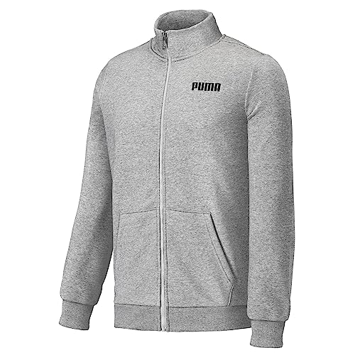 PUMA ESS Herren Fleece Trainingsjacke, Grau, Größe M, meliert, M PUMA ESS Herren Fleece Trainingsjacke, Grau, Größe M, meliert, M von PUMA