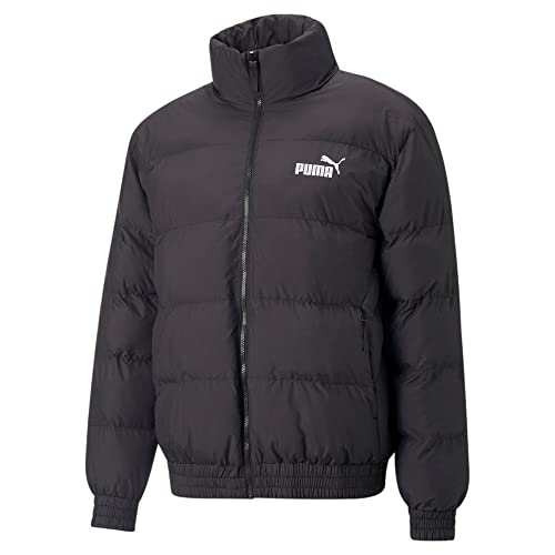 PUMA ESSplus Puffer Winterjacke Damen schwarz/weiß, M von PUMA