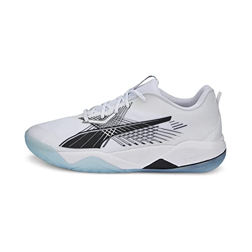 PUMA Eliminate Power Nitro II Hallen-Sportschuhe, White-Black-Nitro Blue, 46 EU von PUMA