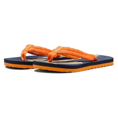 PUMA Epic FLIP V2 PS Flipflop, New Navy-Pistachio Green-ORANGE GLO, 34.5 EU von PUMA