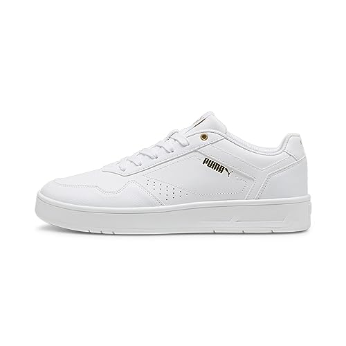 PUMA Erwachsene Court Classic Sneakers 44White Gold von PUMA