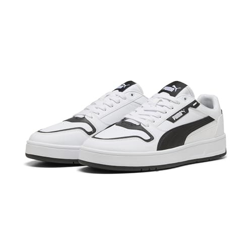 PUMA Erwachsene Court Classic Street Sneakers 47, White Black von PUMA