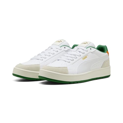 PUMA Erwachsene Court Classico Sport Sneakers 43, Warm White Archive Green von PUMA